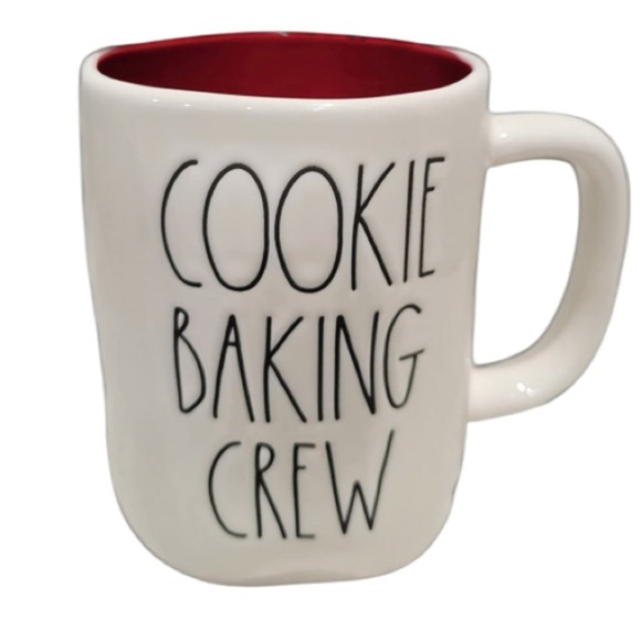 Rae Dunn "Cookie Baking Crew" Collectors Mug~Christmas Hoilday Coffee Cocoa Tea - Picture 1 of 12